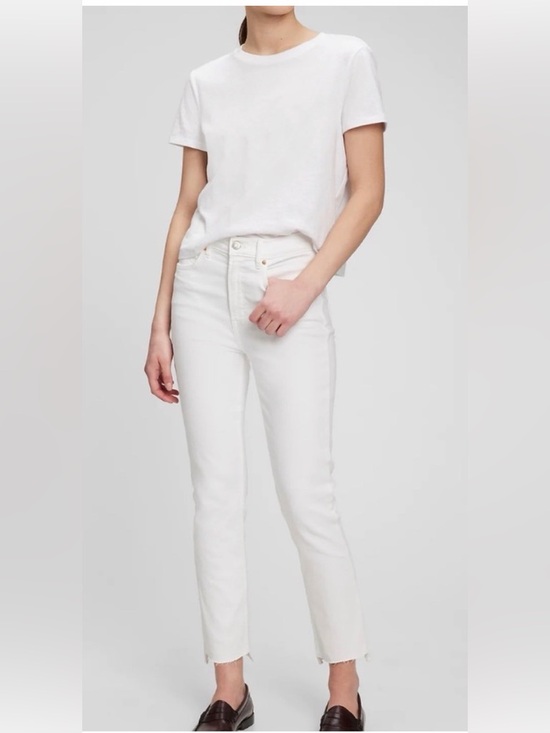 GAP Denim - GAP Vintage Slim High Rise White Jeans Size 26 or 2 NWT